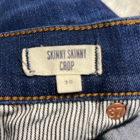 Madewell Skinny Skinny Crop Blue Denim Jeans size 30 - Picture 4 of 8